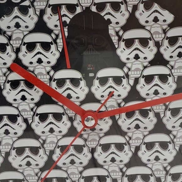 NEW Star Wars Darth Vader Storm Troopers 10" Wall Clock - Picture 2 of 5
